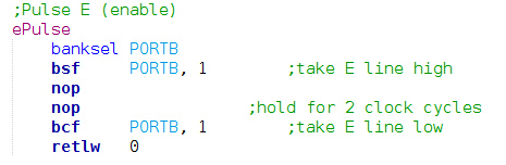 Hitachi 44780 initialization code
