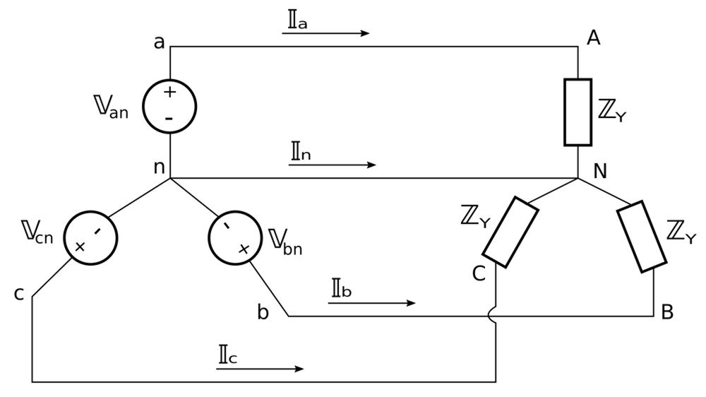 Wye connected system.