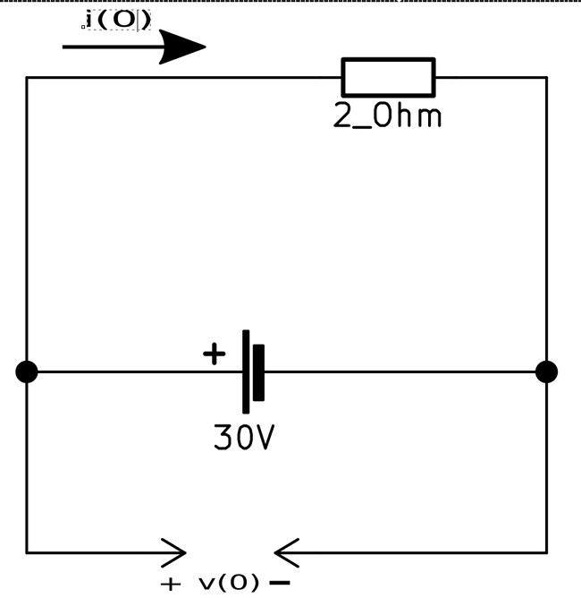 Source-free series rlc circuit example problem