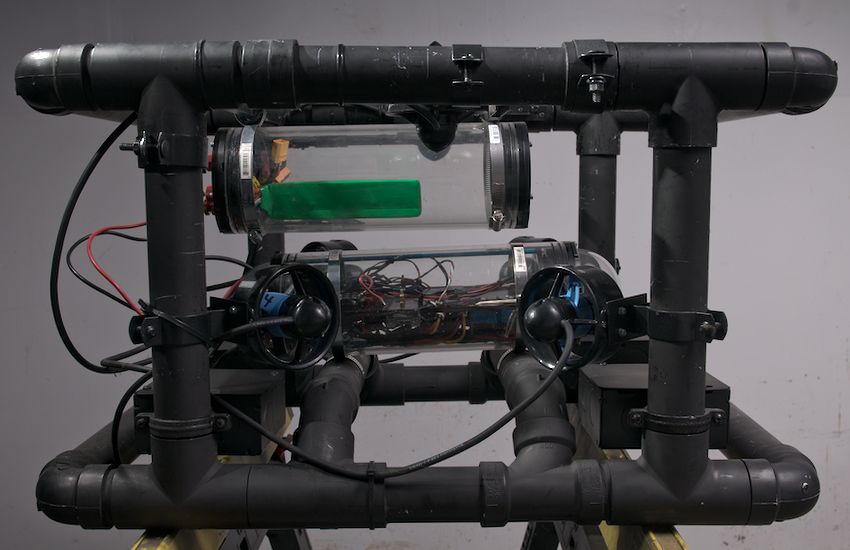 Adding components to ROV pvc frame